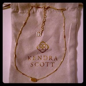 Kendra Scott Fern Pendant Necklace in Gold